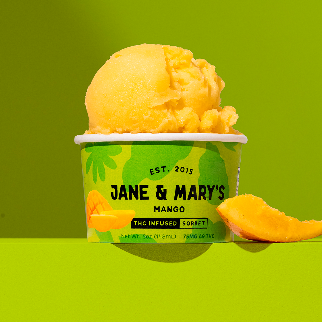 THC 75MG MANGO SORBET (5OZ)